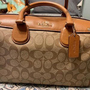 Coach large Signature Bennett Satchel, handbag